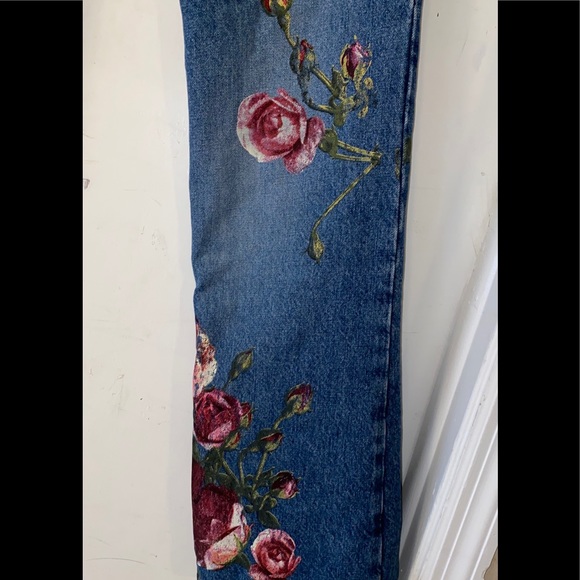Roberto Cavalli Vintage 90s Hand Painted Jeans - Picture 13 of 16